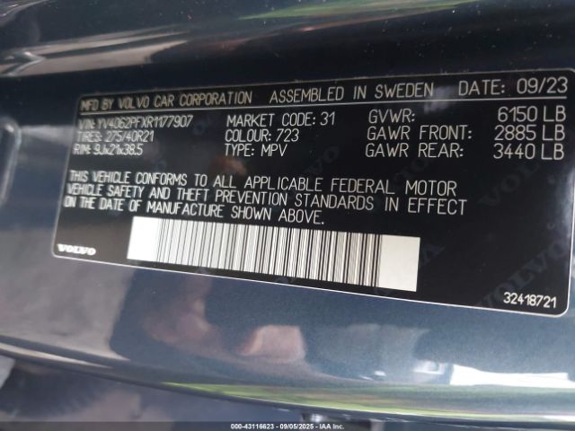 2024 VOLVO XC90 YV4062PFXR1177907 Photo 8