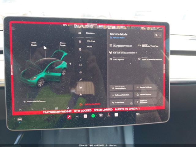 2023 TESLA MODEL Y 7SAYGDEE9PF613842 Photo 6