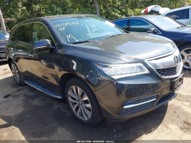 2014 ACURA MDX 5FRYD4H43EB013452 Photo 0