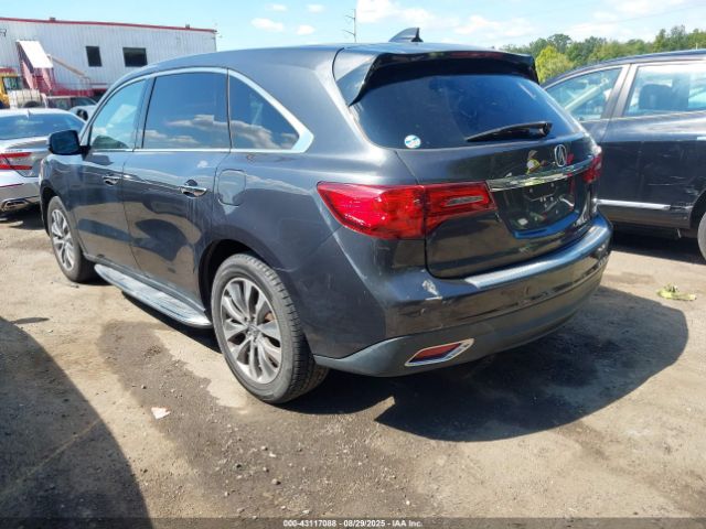 2014 ACURA MDX 5FRYD4H43EB013452 Photo 2