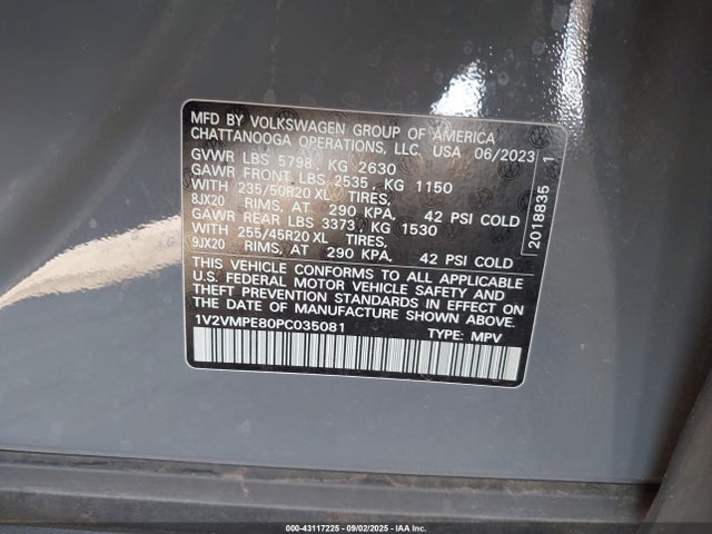 1V2VMPE80PC035081 Volkswagen ID.4