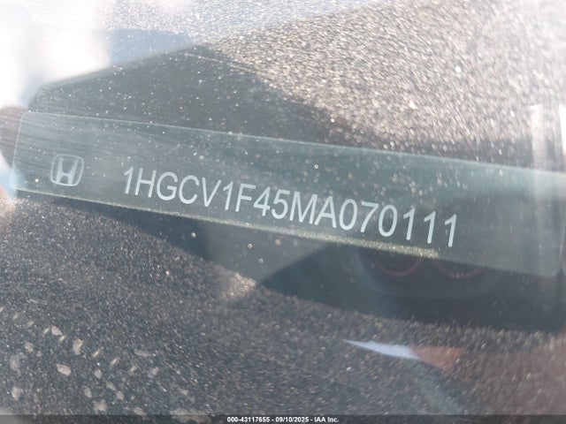 1HGCV1F45MA070111 Honda l15be
