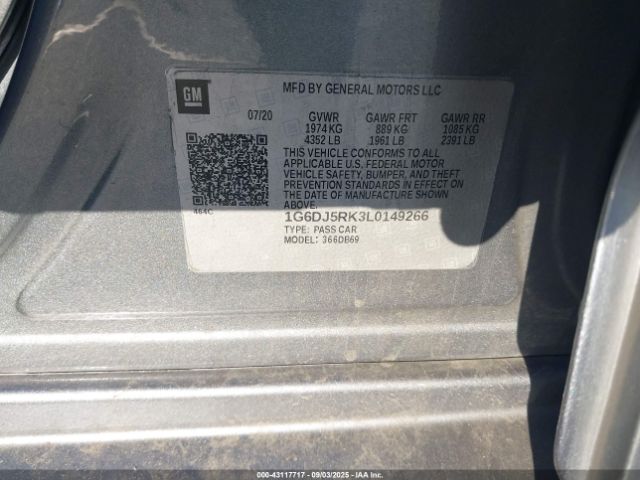 2020 CADILLAC CT4 1G6DJ5RK3L0149266 Photo 8