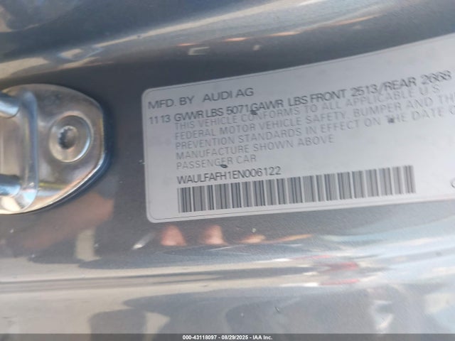 2014 AUDI A5 WAULFAFH1EN006122 Photo 8