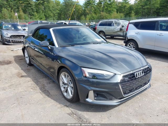 2021 AUDI A5 CABRIOLET WAUWAGF52MN001885