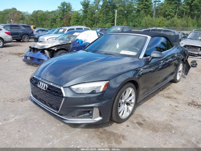 2021 AUDI A5 CABRIOLET WAUWAGF52MN001885 Photo 1