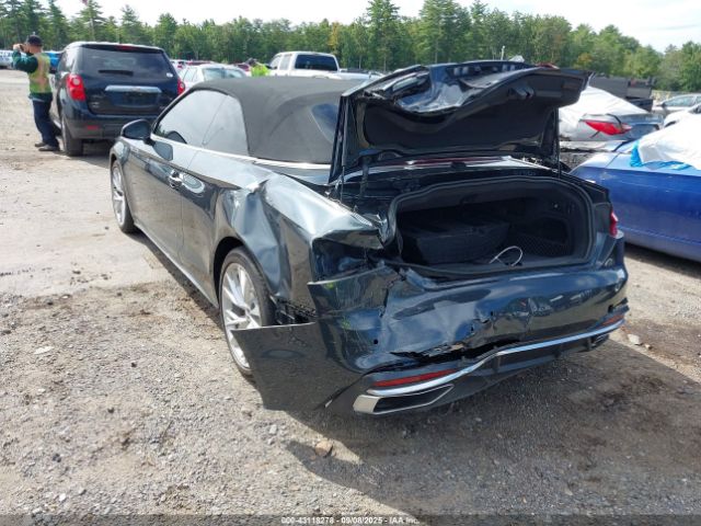 2021 AUDI A5 CABRIOLET WAUWAGF52MN001885 Photo 2