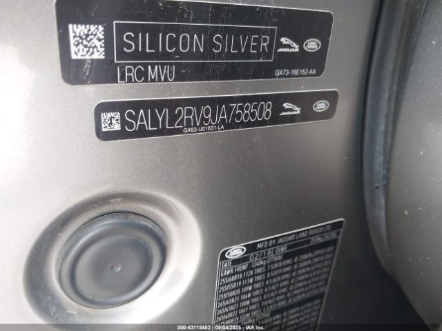 2018 LAND ROVER RANGE ROVER VELAR SALYL2RV9JA758508 Photo 8