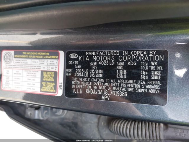 2020 KIA SOUL KNDJ23AU8L7019389 Photo 8