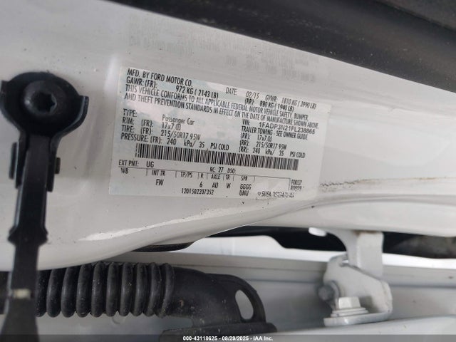 1FADP3N21FL238865 Ford 2015