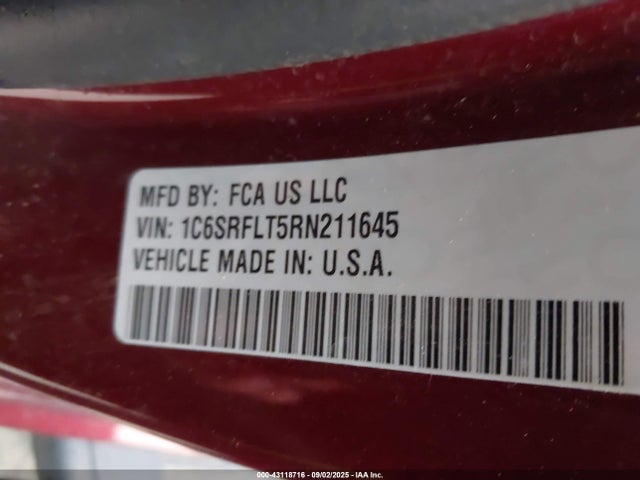 RAM 1500 2024 1C6SRFLT5RN211645 Image 9