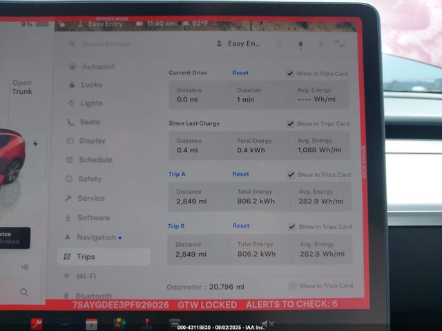 2023 TESLA MODEL Y 7SAYGDEE3PF929026 Photo 6