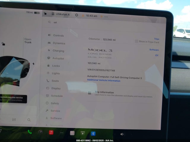 2020 TESLA MODEL 3 5YJ3E1EB5LF627748 Photo 6