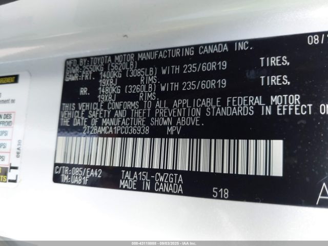 2023 LEXUS RX 350 2T2BAMCA1PC036938 Photo 8