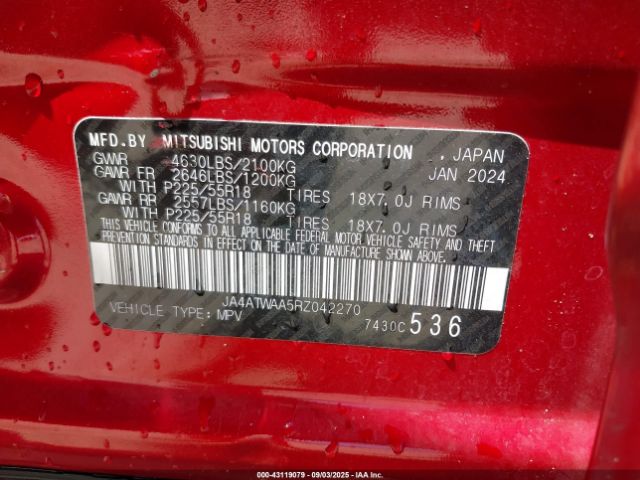 2024 MITSUBISHI ECLIPSE CROSS JA4ATWAA5RZ042270 Photo 8