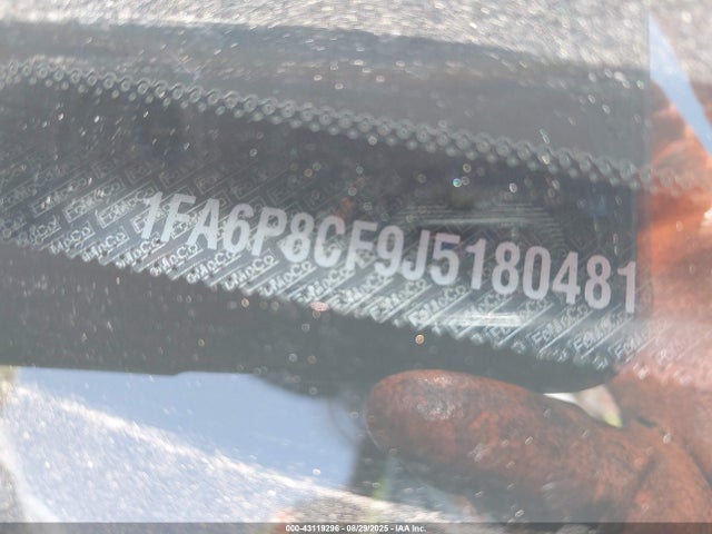 Ford 5.0l 4v premium fuel 2018 1FA6P8CF9J5180481 Image 9