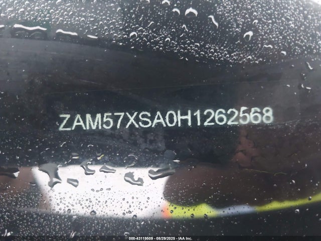 ZAM57XSA0H1262568 Maserati m156d