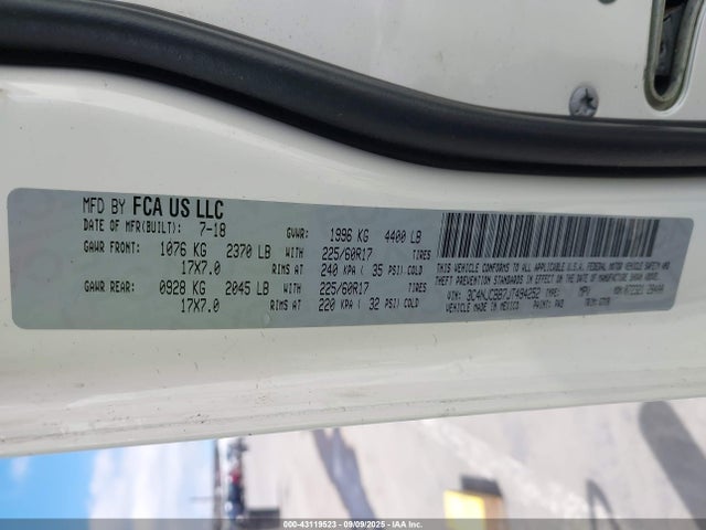 3C4NJCBB7JT494252 Jeep 2018