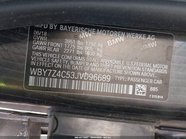2018 BMW I3 WBY7Z4C53JVD96689 Photo 8