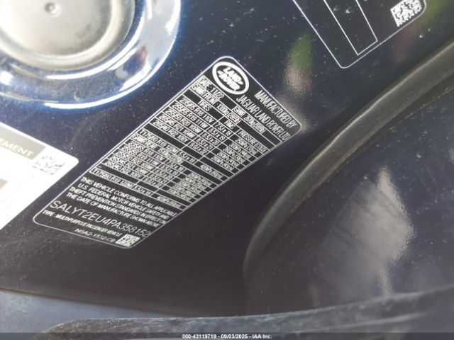 2023 LAND ROVER RANGE ROVER VELAR SALYT2EU4PA358152 Photo 8