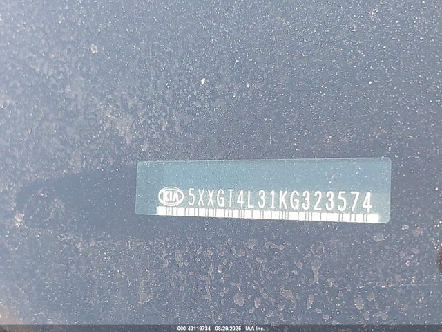 5XXGT4L31KG323574 KIA gdi