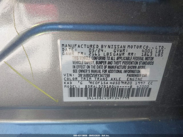 Nissan 2024 2024 3N1AB8CV5RY347799 Image 9
