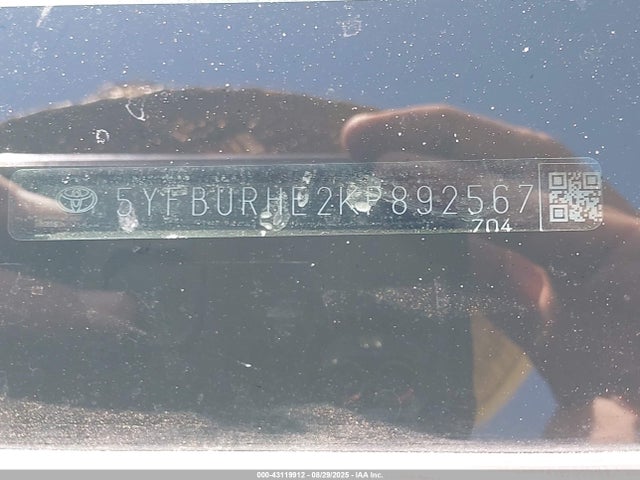 Toyota 2zr-fe 2019 5YFBURHE2KP892567 Image 9