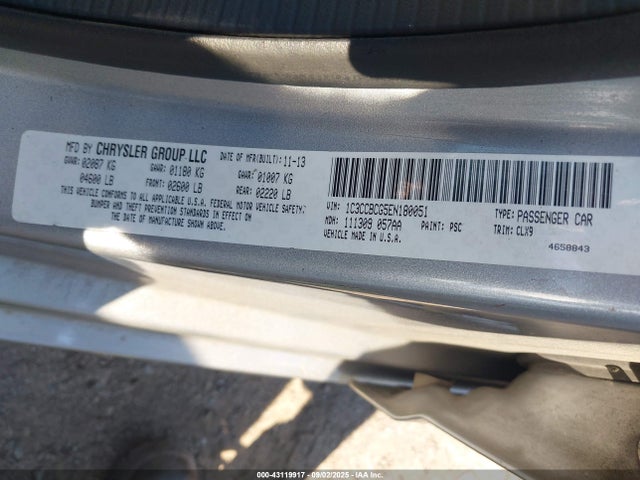 Chrysler 200 2014 1C3CCBCG5EN180051 Image 9