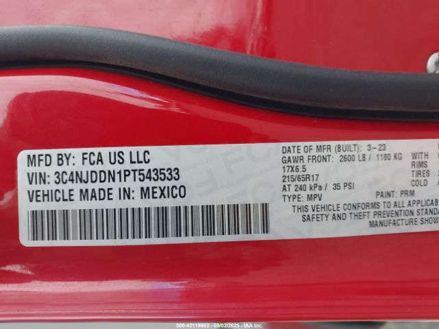 2023 JEEP COMPASS 3C4NJDDN1PT543533 Photo 8