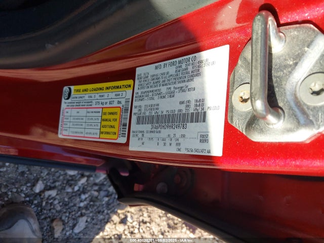 Ford 2017 2017 3FA6P0HD9HR249783 Image 9