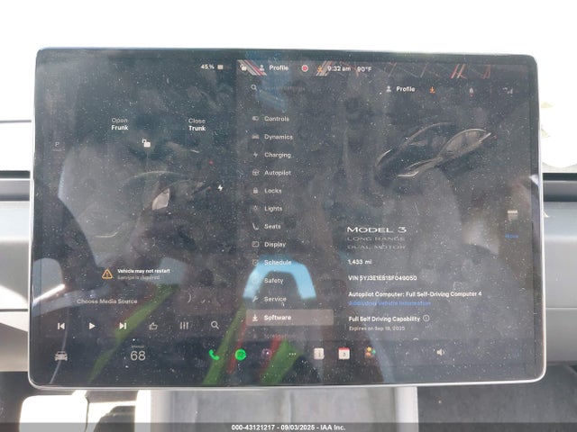 2025 TESLA MODEL 3 5YJ3E1EB1SF049050 Photo 6