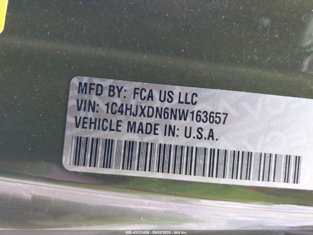 2022 JEEP WRANGLER UNLIMITED 1C4HJXDN6NW163657 Photo 8