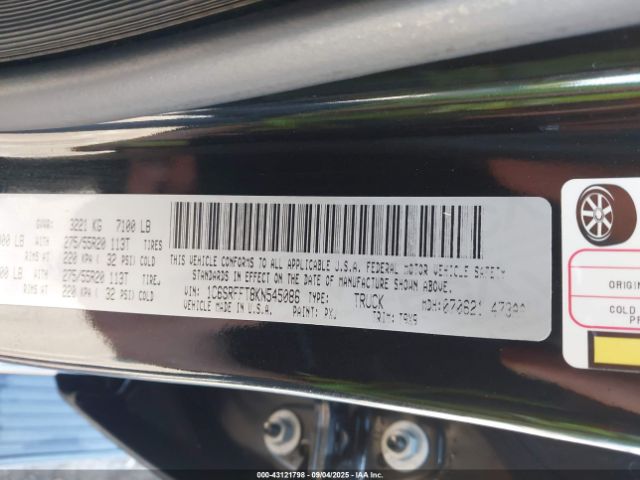 2019 RAM 1500 1C6SRFFT8KN545086 Photo 8