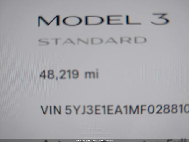 Tesla MODEL 3 2021 5YJ3E1EA1MF028810 Image 15