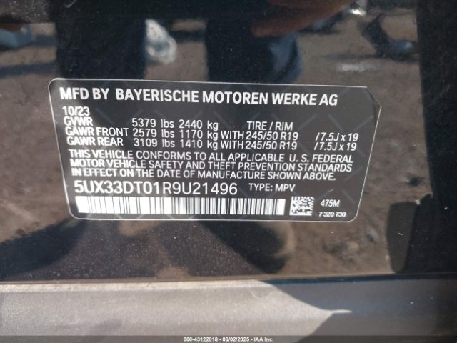 2024 BMW X4 5UX33DT01R9U21496 Photo 8
