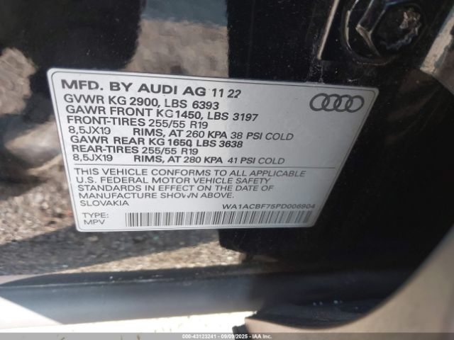 2023 AUDI Q7 WA1ACBF75PD006904 Photo 8