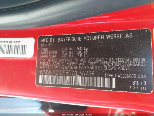 2012 MINI COOPER S COUNTRYMAN WMWZC5C58CWL56228 Photo 8