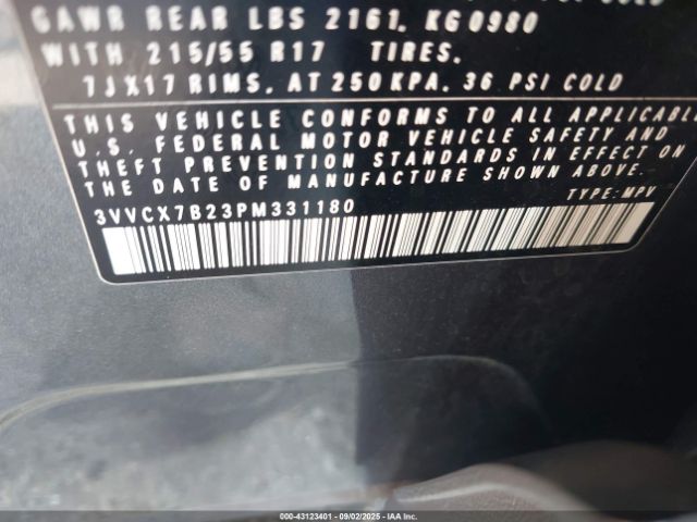 2023 VOLKSWAGEN TAOS 3VVCX7B23PM331180 Photo 8