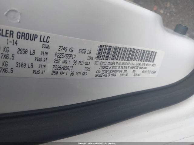 2C4RC1BG9ER271425 Chrysler 2014