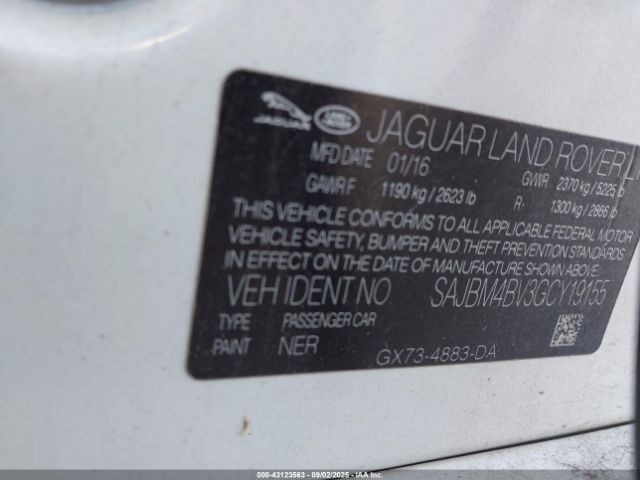 2016 JAGUAR XF SAJBM4BV3GCY19155 Photo 8