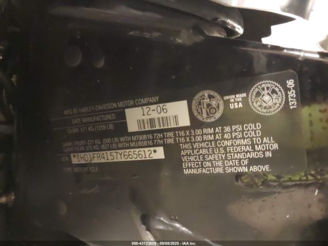 2007 HARLEY-DAVIDSON FLHRCI 1HD1FR4157Y665612 Photo 9