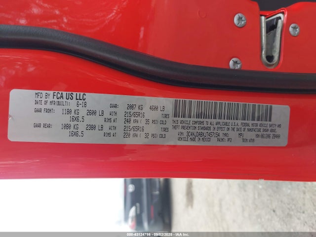 3C4NJDABXJT457154 Jeep 2018