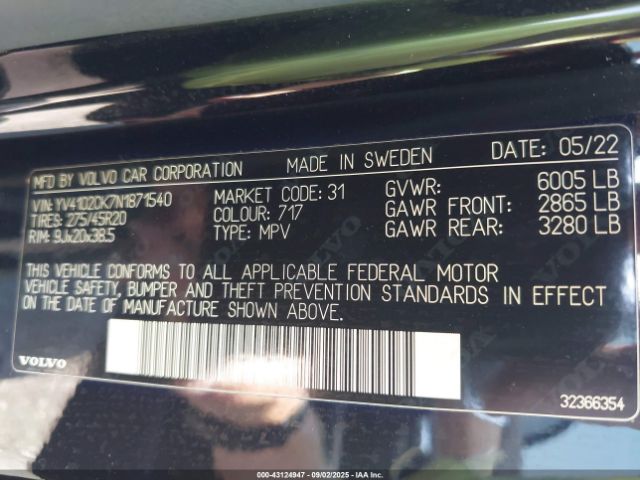 2022 VOLVO XC90 YV4102CK7N1871540 Photo 8