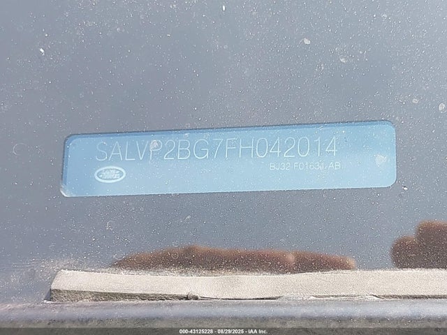 SALVP2BG7FH042014 Land Rover lev3 sulev30
