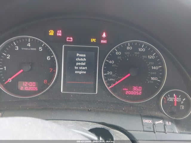 2006 AUDI A4 WAUSF78E36A045594 Photo 6