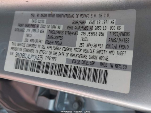 2020 MAZDA CX-30 3MVDMBCL4LM131875 Photo 8