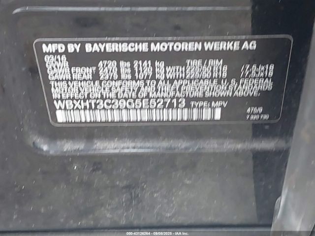 2016 BMW X1 WBXHT3C39G5E52713 Photo 8