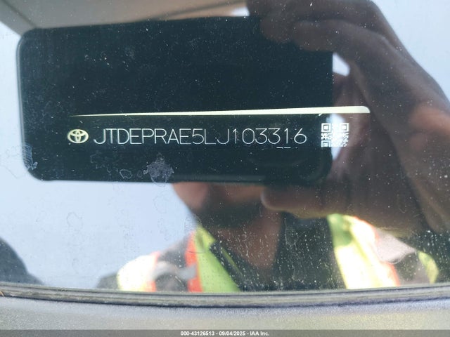 JTDEPRAE5LJ103316 Toyota 2zr-fae