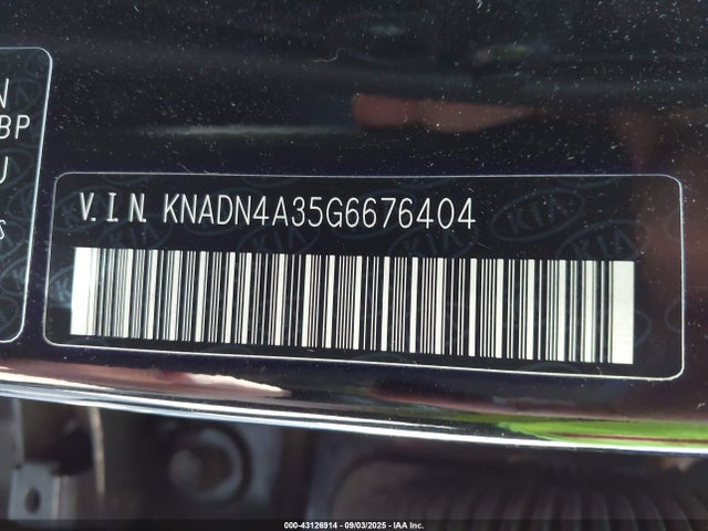 KIA gamma 2016 KNADN4A35G6676404 Image 9