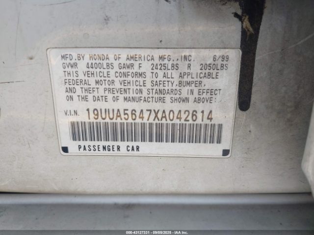 1999 ACURA TL 19UUA5647XA042614 Photo 8